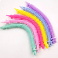 Dinosaur Noodle Fidget-Pink - Mooroolbark Wool