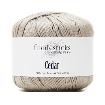 Fiddlesticks Cedar 124-01 White - Mooroolbark Wool