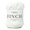 Fiddlesticks Finch 6201 - White - Mooroolbark Wool