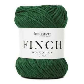 Fiddlesticks Finch 6209 - Emerald - Mooroolbark Wool
