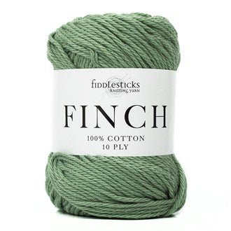 Fiddlesticks Finch 6210 - Sage Green - Mooroolbark Wool