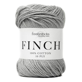 Fiddlesticks Finch 6215 - Silver - Mooroolbark Wool
