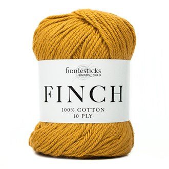 Fiddlesticks Finch 6218 - Mustard - Mooroolbark Wool