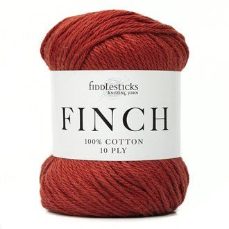 Fiddlesticks Finch 6219 - Terracotta - Mooroolbark Wool