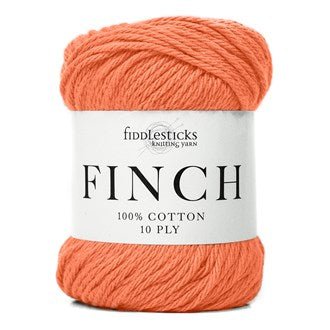Fiddlesticks Finch 6228 - Tangelo - Mooroolbark Wool
