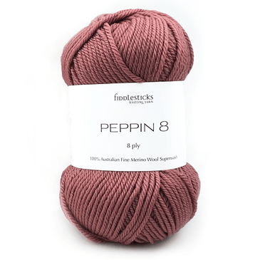 Fiddlesticks Peppin 8 801 - White - Mooroolbark Wool