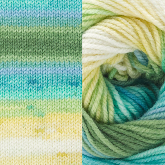 Fiddlesticks Superb 8 Prints 1174-01 - Aqua - Mooroolbark Wool