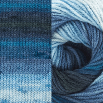 Fiddlesticks Superb 8 Prints 1174-05 - Denim - Mooroolbark Wool