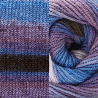 Fiddlesticks Superb 8 Prints 1174-08 - Violet - Mooroolbark Wool