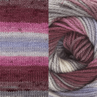 Fiddlesticks Superb 8 Prints 1174-12 - Berry - Mooroolbark Wool