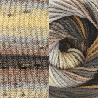 Fiddlesticks Superb 8 Prints 1174-14 - Earth - Mooroolbark Wool