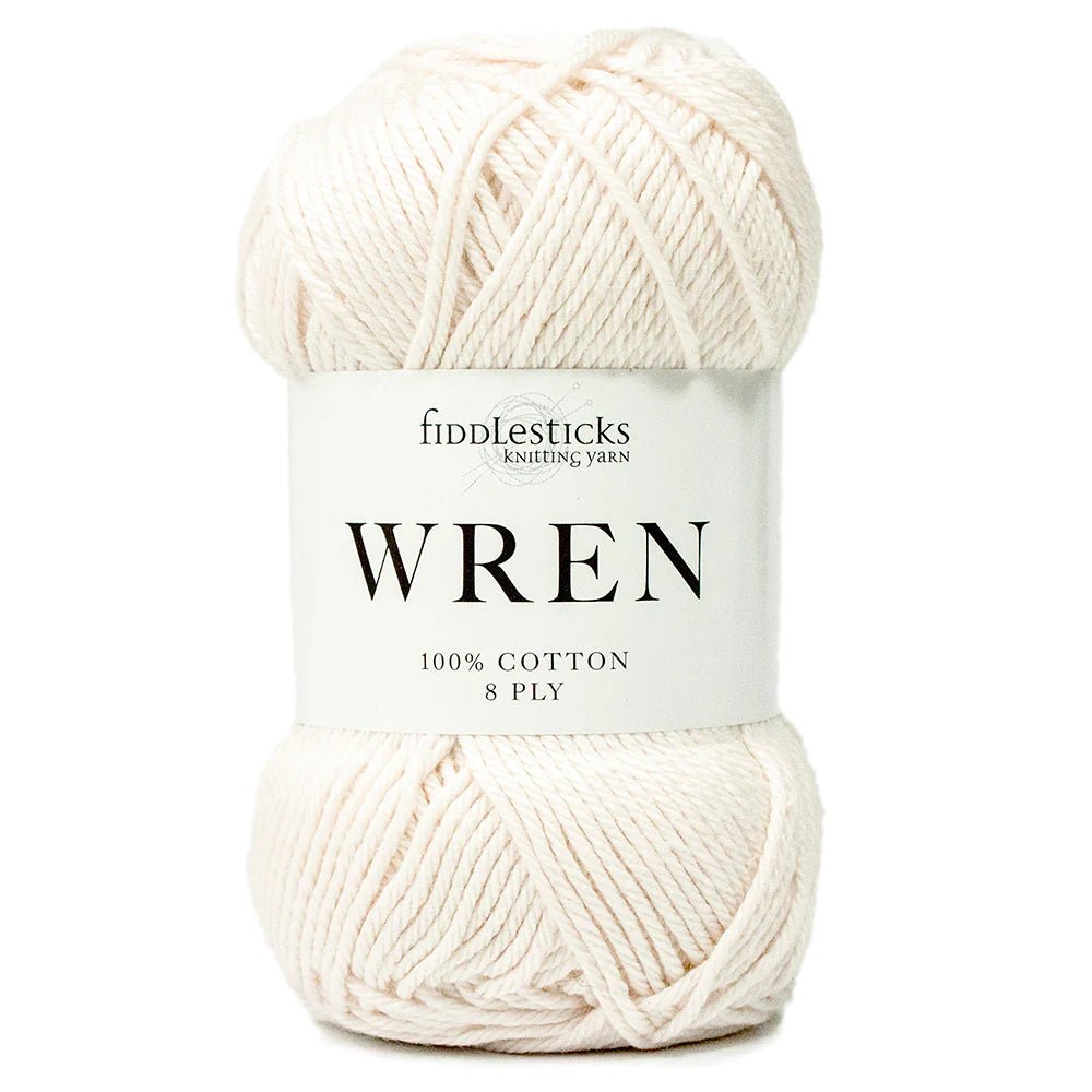 Fiddlesticks Wren W003 - Ivory - Mooroolbark Wool