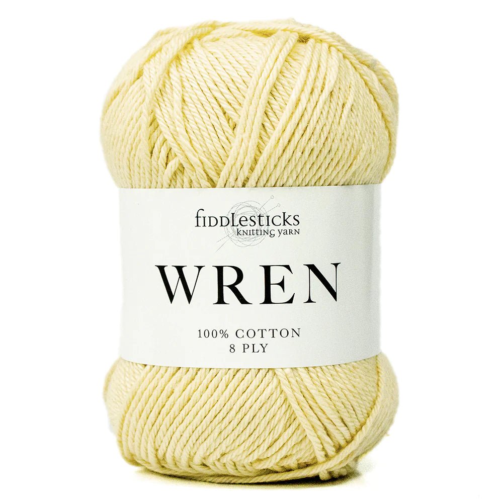 Fiddlesticks Wren W004 - Butter - Mooroolbark Wool