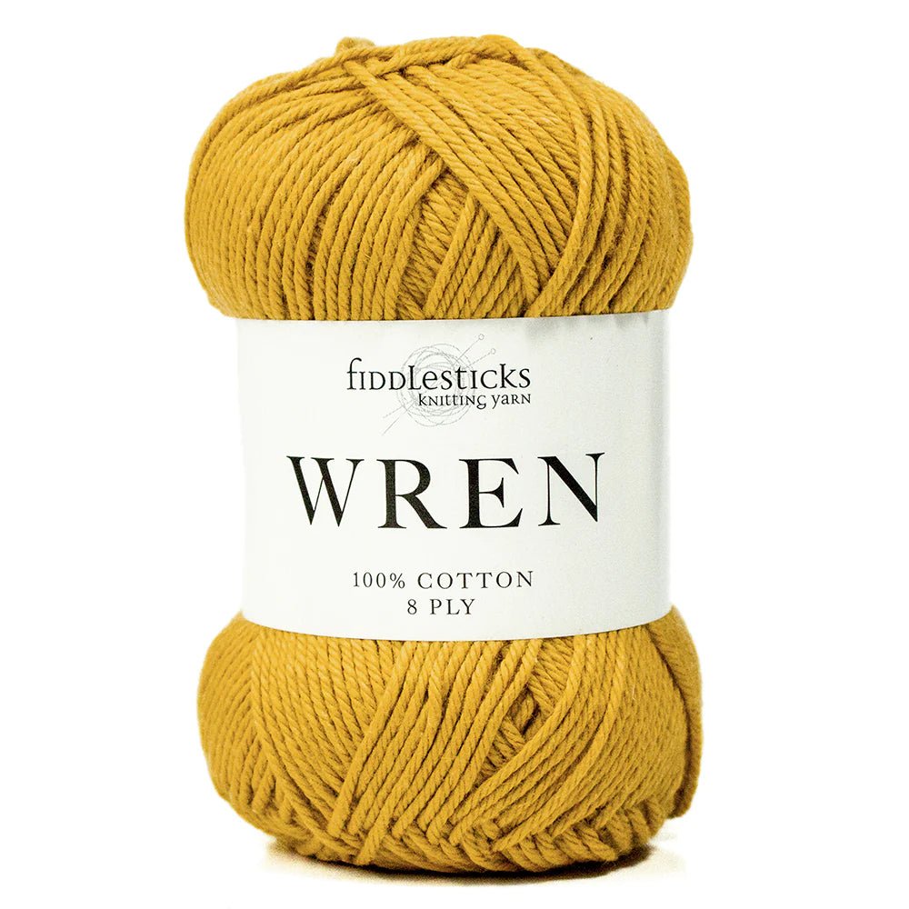 Fiddlesticks Wren W007 - Mustard - Mooroolbark Wool