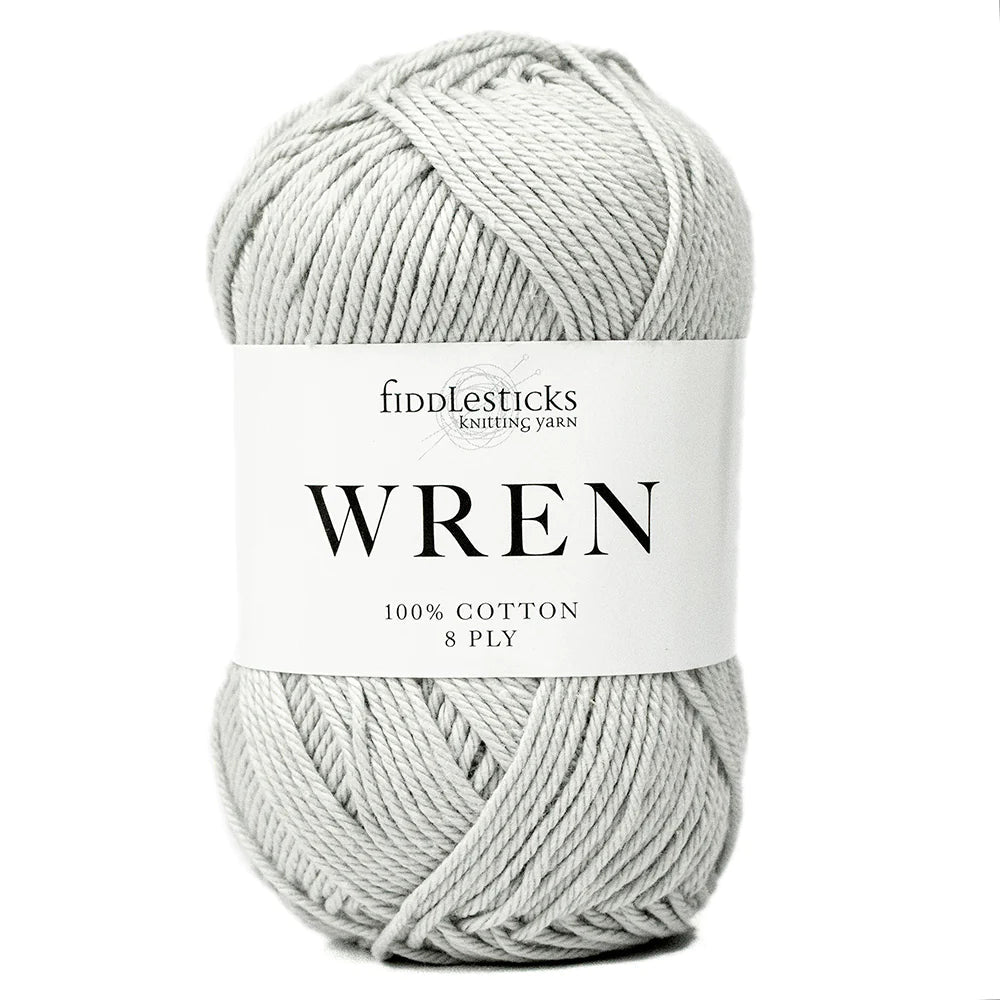 Fiddlesticks Wren W020 - Silver - Mooroolbark Wool