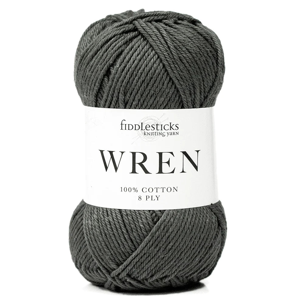 Fiddlesticks Wren W022 - Cement - Mooroolbark Wool