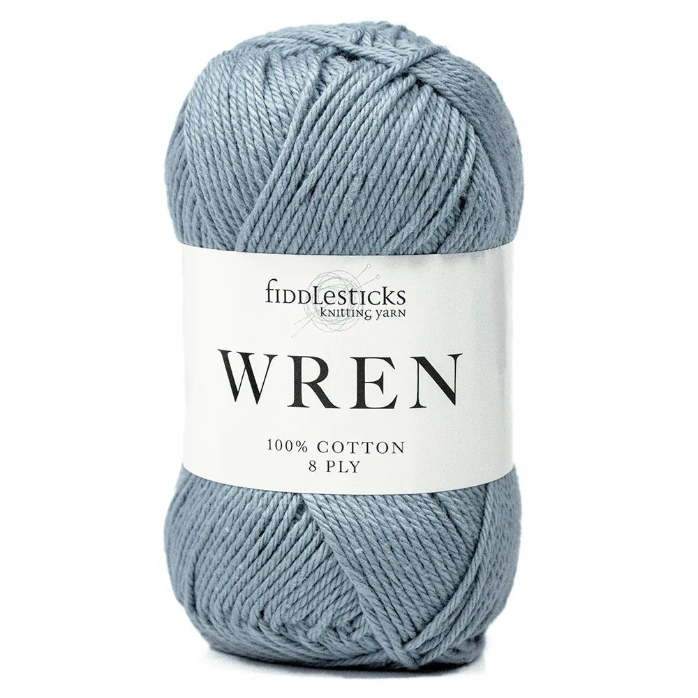 Fiddlesticks Wren W025 - Denim - Mooroolbark Wool