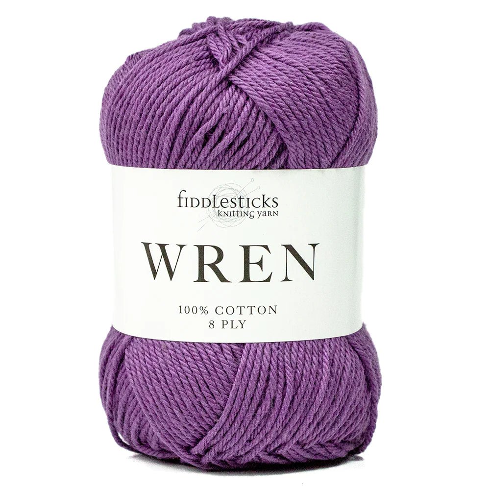 Fiddlesticks Wren W031 - Plum - Mooroolbark Wool