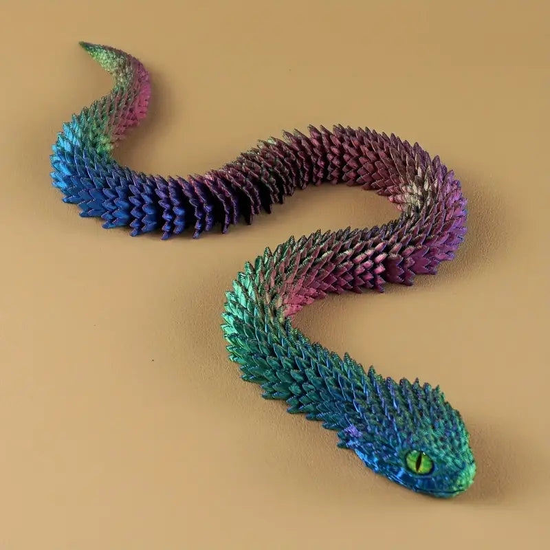 3D Printed Snake - Small Laser Gradient