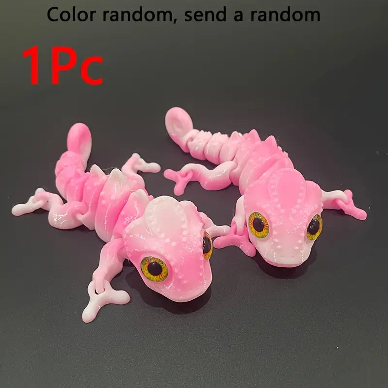 3D Printed Chameleon - pink