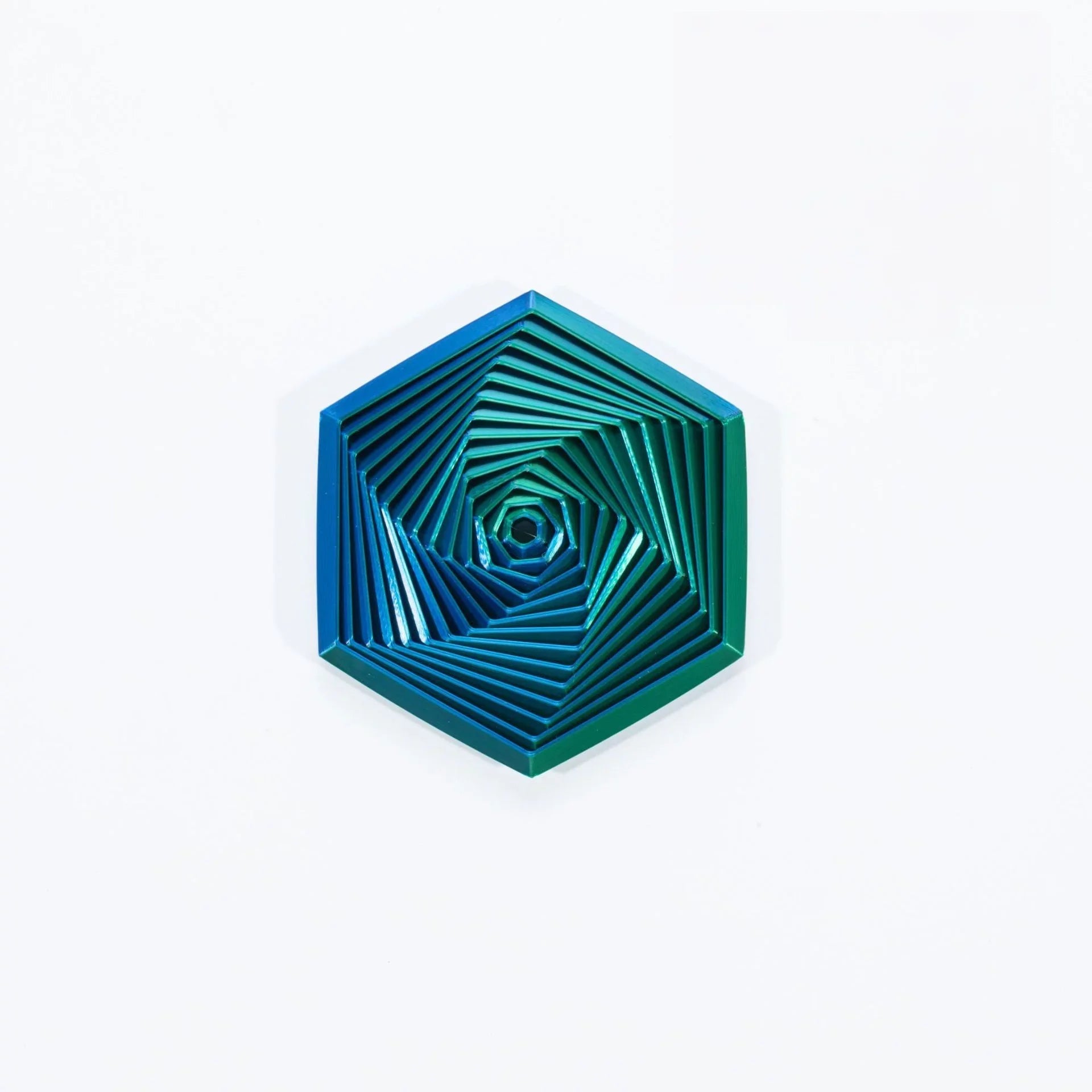 3D Printed Hexagonal Fidget Toy - Mooroolbark Wool