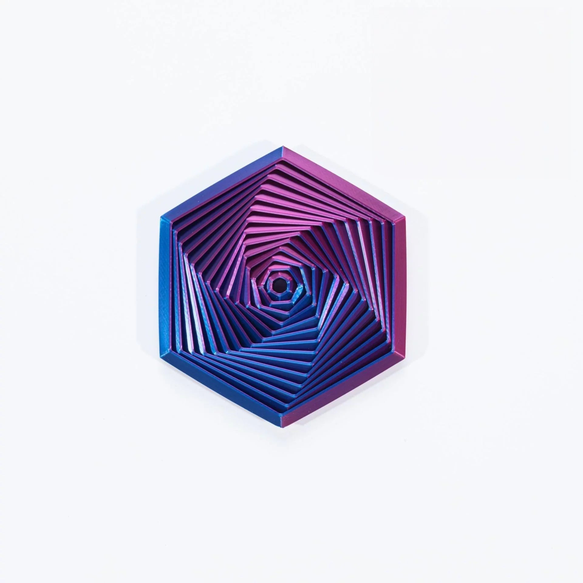 3D Printed Hexagonal Fidget Toy - Mooroolbark Wool