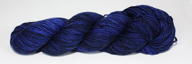 Fiori DK Hand Dyed Merino Silk 008 - Midnight Blue - Mooroolbark Wool