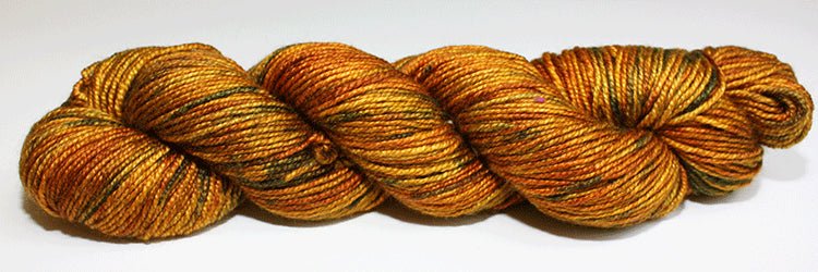 Fiori DK Hand Dyed Merino Silk 053 - Amber - Mooroolbark Wool