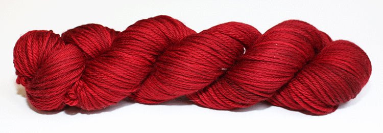 Fiori DK IV Hand Dyed 016 - Dark Ruby - Mooroolbark Wool