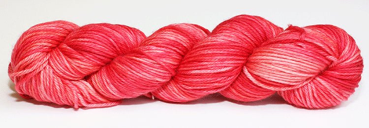 Fiori DK IV Hand Dyed 026 - Strawberry Cream Swirl - Mooroolbark Wool