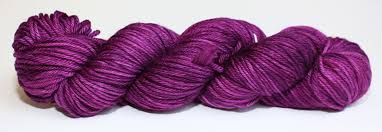 Fiori DK IV Hand Dyed  028 - Purple Rising - Mooroolbark Wool
