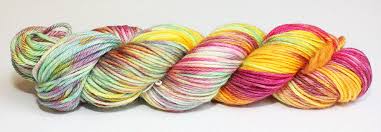 Fiori DK IV Hand Dyed 037 - Rainbow - Mooroolbark Wool