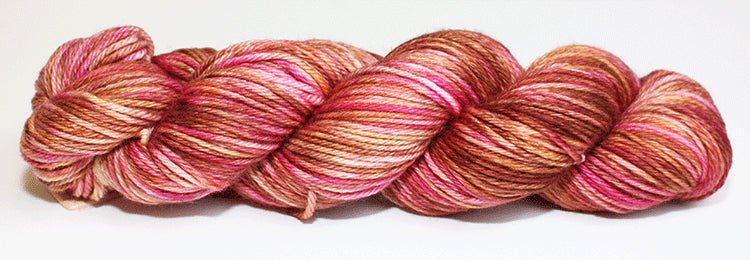 Fiori DK IV Hand Dyed 039 - Rhubarb Crumble - Mooroolbark Wool