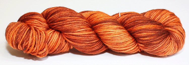 Fiori DK IV Hand Dyed 068 - Raw Sienna - Mooroolbark Wool