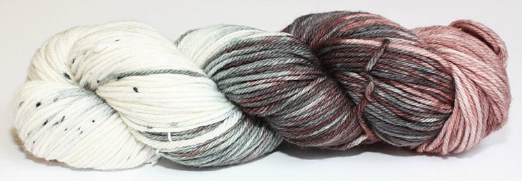 Fiori DK IV Hand Dyed 072 - Driftwood Meringue - Mooroolbark Wool