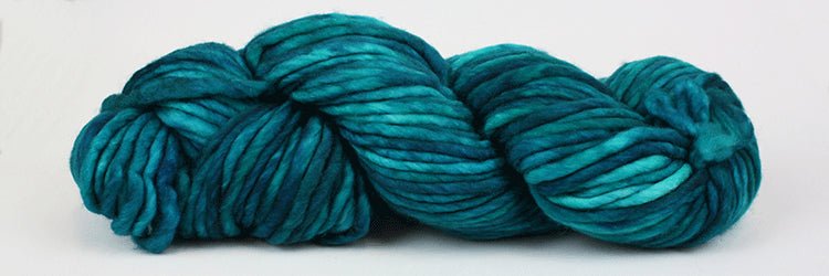 Fiori Grande Hand Dyed 022 - Tempo Teal - Mooroolbark Wool