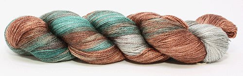 Fiori Lace Hand Dyed 036 - Aegean - Mooroolbark Wool