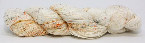 Fiori Lace Hand Dyed 079 - Tangerine Nougat - Mooroolbark Wool