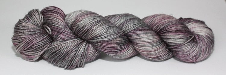 Fiori Sock Hand Dyed 004 - Hellebore - Mooroolbark Wool