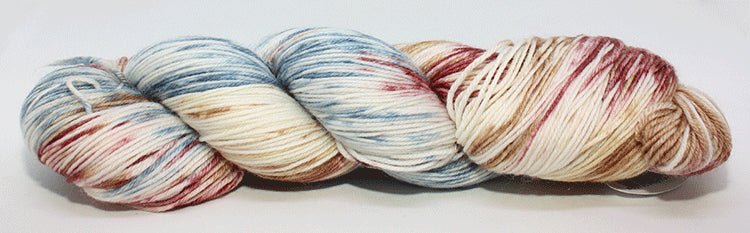 Fiori Sock Hand Dyed 064 - Spring Gelato - Mooroolbark Wool