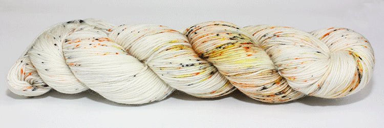 Fiori Sock Hand Dyed 079 - Tangerine Nougat - Mooroolbark Wool