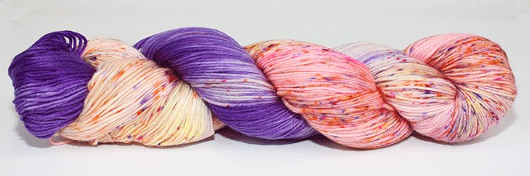 Fiori Sock Hand Dyed 080 - Carnivale - Mooroolbark Wool