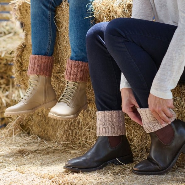 FREE Download - Leaflet - Cleckheaton Bush Walking Boot Cuffs - Mooroolbark Wool