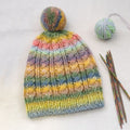 FREE Download - Leaflet - Cleckheaton Cabled Beanie - Mooroolbark Wool