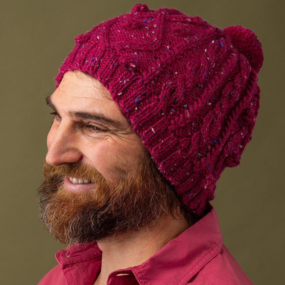 FREE Download - Leaflet - Cleckheaton Tweed Beanie - Mooroolbark Wool