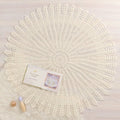 FREE Download - Leaflet - Crochet Circular Baby Shawl - Mooroolbark Wool