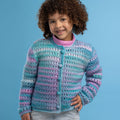 FREE  Download - Leaflet - Panda Bliss 10 ply Edie Crochet Cardi - Mooroolbark Wool