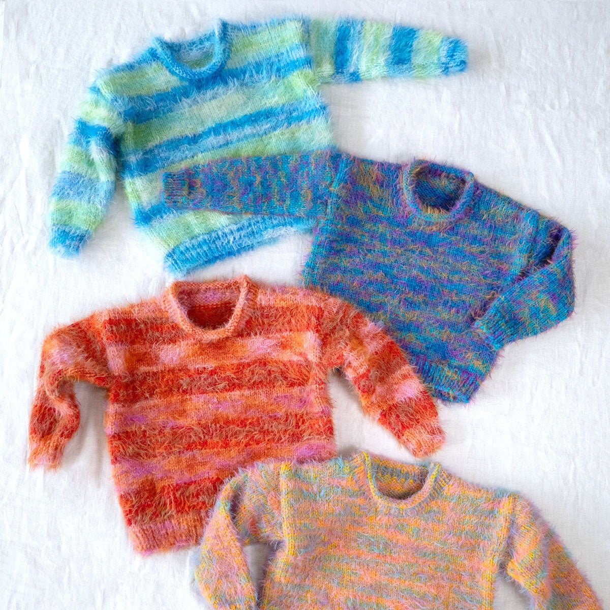 FREE Download - Leaflet - Panda Candyland Jumper - Mooroolbark Wool