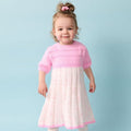 FREE Download - Leaflet - Panda Eyelet Baby Dress - Mooroolbark Wool
