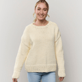 Free Download -  Leaflet -  Panda Soft Cotton Chunky Alice Jumper - Mooroolbark Wool